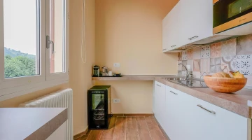 Cuisine de l&#39;appartement de deux pièces San Luca
