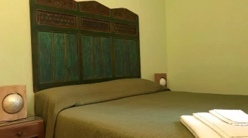 Detail of the bed