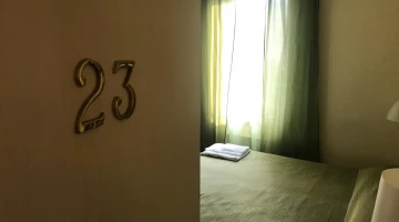 Entrance to the room