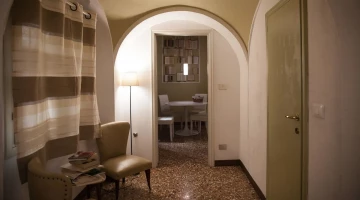 Corridor with relaxation area