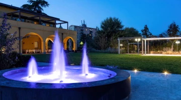 Fountain in the garden