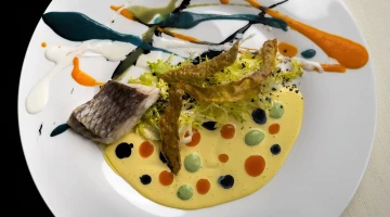 Modern recipes at the restaurant