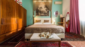 Charity room with double bed