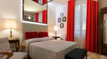 Temperance room with double bed