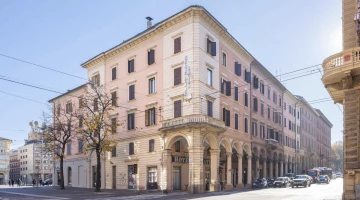 Esterno dell'hotel donatello