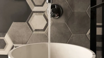 Bathroom in coal room