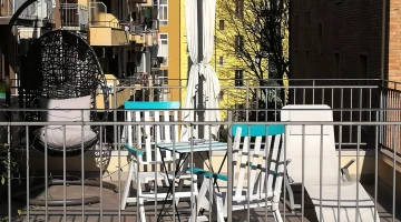 Private terrace room piazza malpighi