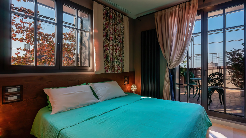 Chambre double avec terrasse