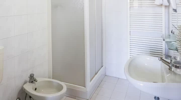 Private bathroom with shower