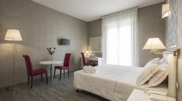 Single room with table