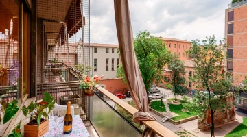 View from the balcony