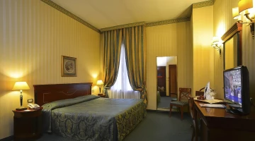 Satellite LCD TV in room
