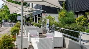 Entspannungsbereich im Freien