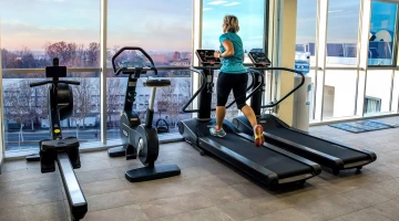 Fitnessstudio mit Aussicht