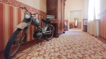 Hallway with antiques