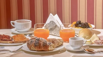 Breakfast at the table