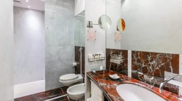 Marble bathroom