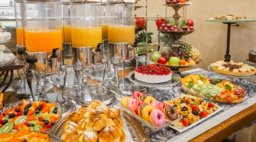 Selezione di dolci della colazione