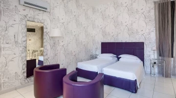 Appartement avec deux lits séparés