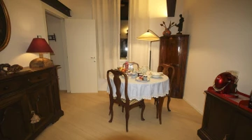 Living room with table