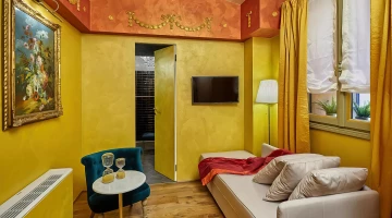 Wohnzimmer der Suite