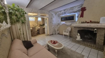 Apartment with living room and dining room