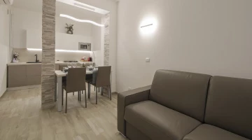 Appartement avec canapé-lit double et kitchenette
