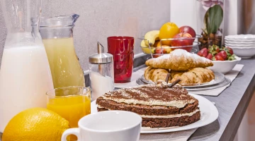 Détail du buffet du petit-déjeuner