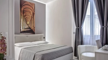 Chambre avec portiques