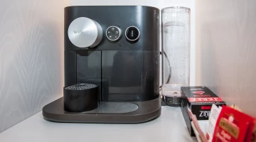 Coffee machine in the room