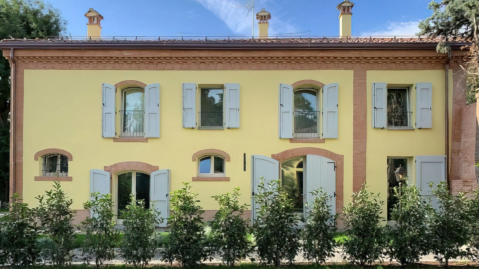 Extérieur de l&#39;ancienne ferme de San Luca