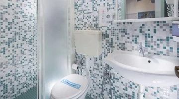 Bathrooms with large showers