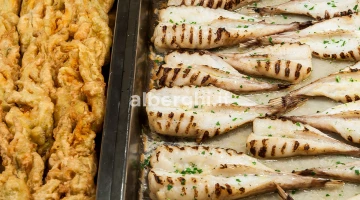 Pesce a buffet sempre presente