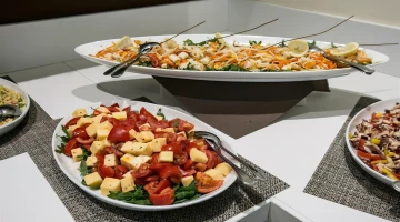 Restaurant avec service buffet
