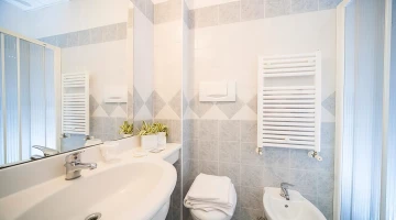 Tutti i nostri bagni sono con box doccia