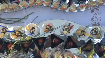 Apéritifs musicaux avec délices du pâtissier