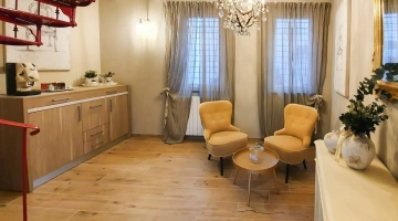 Sala comune con zona ristoro e relax