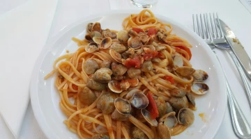 Spaghetti mit Venusmuscheln