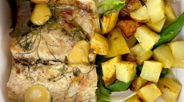 Pesce al forno con patate