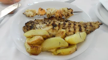 Second course based on fish