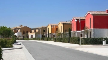 Villen innerhalb des Resorts