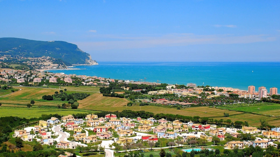 Blick auf das Resort von oben