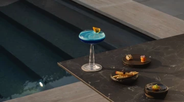 Aperitif am Pool