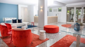 Salotto comune nella hall