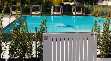 Eingezäunter Pool