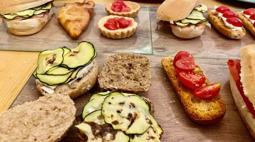 Légumes du jardin pour le petit-déjeuner
