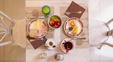 Breakfast at the table