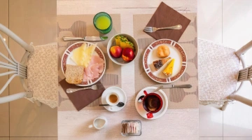 Breakfast at the table