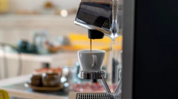 Espressokaffee zum Frühstück