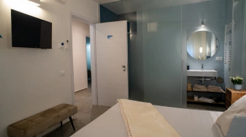 Matrimoniale Azzurra con servizi